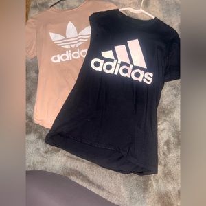 2 adidas short sleeves